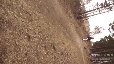 girl fucked in the park, real risky public sex!