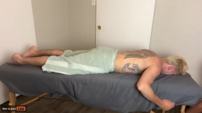 Naughty Massage Therapist Rides Him Until He Fills Her Up with Cum: Mav & Joey Lee 4K