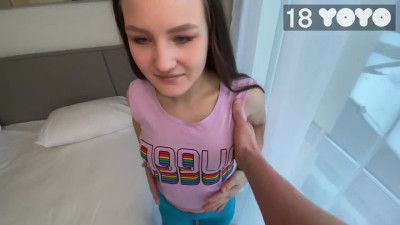 CANT STOP FUCKING HIS HORNY TEEN STEPSISTER