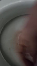 Masturbating in work toilet almost caught