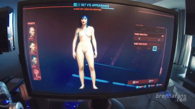 Brenna sparks cyberpunk parody