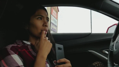 Jada Kai Public Clothed Masturbation