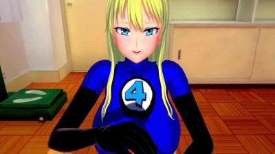 Invisible Woman 3D Hentai POV