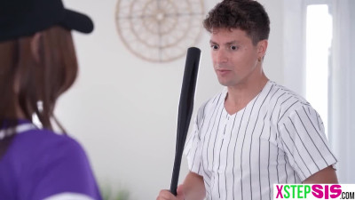 Baseball commentary from his huge boobs teen stepsister Rissa May