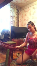 Fucking a Chair with my Vulgar Pussy