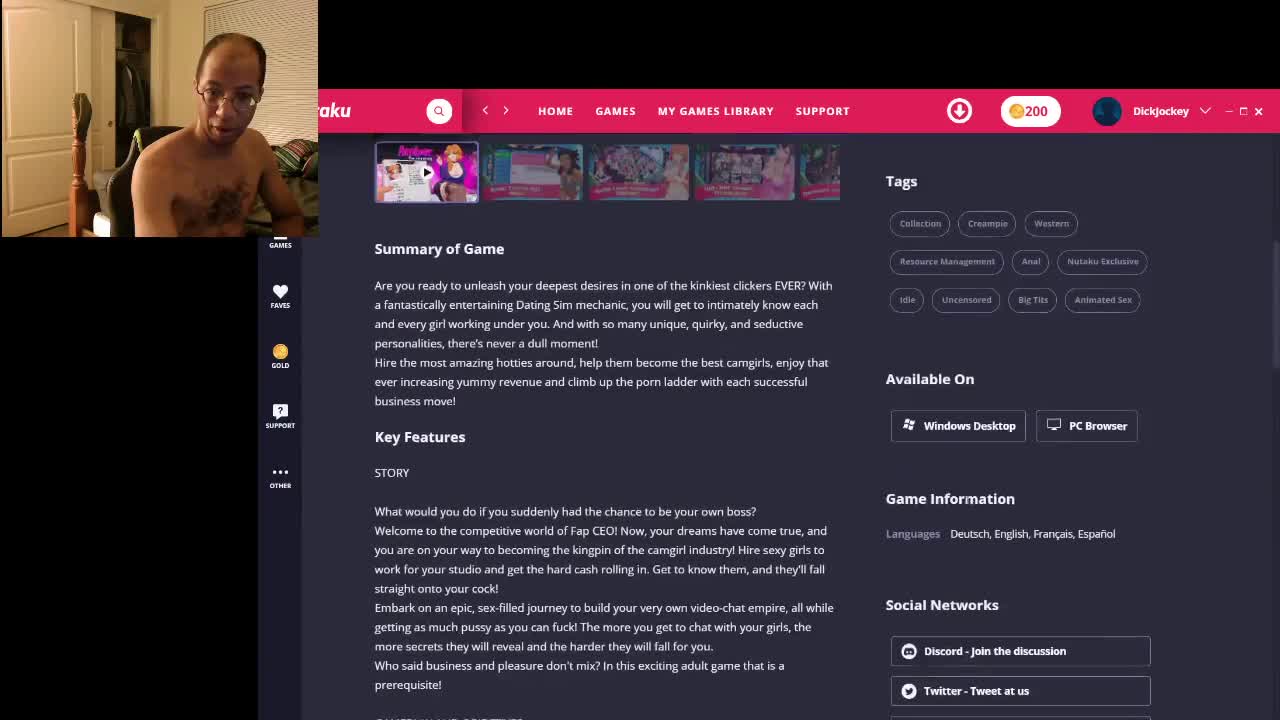 Watch Nude Gaming Nutaku FAP CEO GAMEPLAY Short Sex Videos - Duration: 18:43 | ePornNEW.