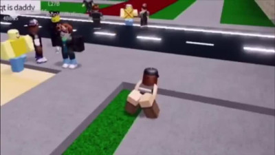 Roblox Girl Twerking and getting Fucked by Multiple Guys and Girls