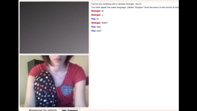 Omegle Teen Playing