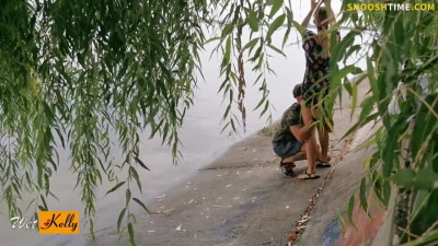 Risky Couple Get Caught Fucking in Public