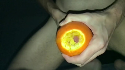 Fucking an Orange came so Hard