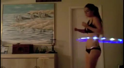 Hula Hoop Hottie Puts on a Light Show