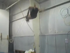 Bad Bounce Nearly Snaps His Spine In Two
