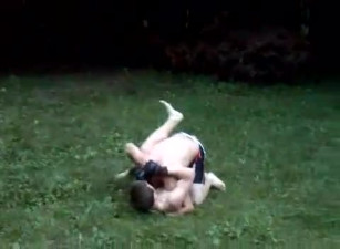 Backyard MMA Ends With Impressive KO
