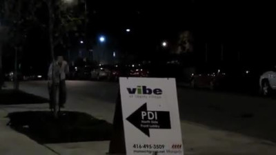 Sign Proves Too Much For A Drunk Idiot
