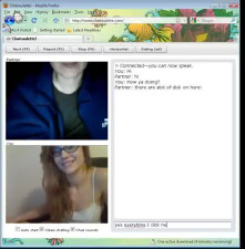 Chatroullete Girl Tricked Into Masturbating