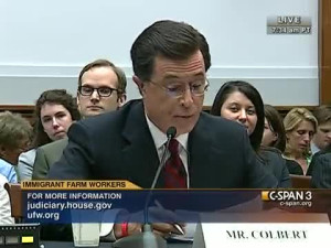 Stephen Colberts Hilarious Congress Speech