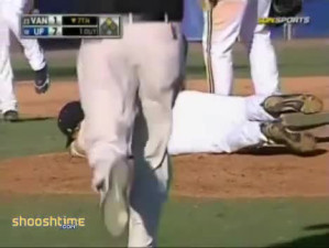 Pitcher Still Makes Play After Shattering Kneecap