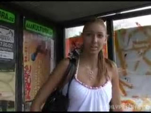 Random European College Chick Fucked In Public