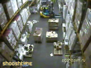 How Much Damage Can One Tiny Fork Lift Do?
