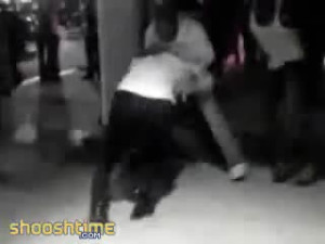 2 Guys Get Taken Down At Once