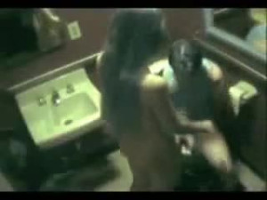 Teen Couple Caught Fucking Dirty In The Bathroom