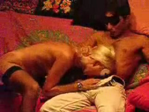Dirty young blonde whore