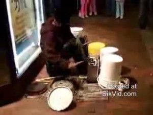 Bucket Drummer