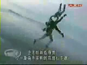 The luckiest skydiver ever