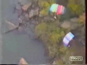 Base Jump Close call