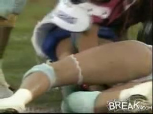 Lingerie Bowl nip slip