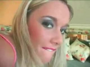Sexy blonde tease part 2