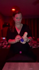 Sucking BWC Dildo and Cumming Hard