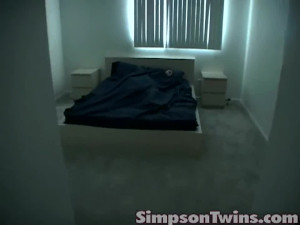 Simpson twins masturbate side by side