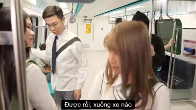 Fuck girl on train