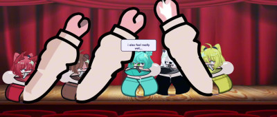 Bunny and marionette gets fucked by the fnia gang