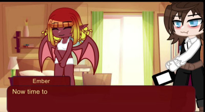 Demon maid get dominated by her master