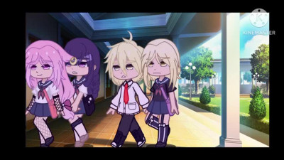 Aether X Yae and raiden modern (au) (not mine)