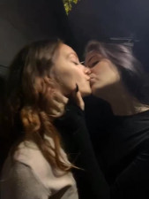 Teen get a kiss