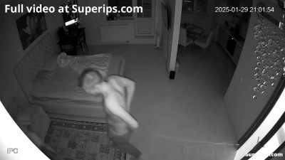 IPCAM – Drunk Russian couple fucks in their bedroom
