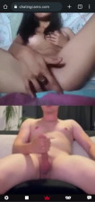 Pinay teen helps me cum on chat