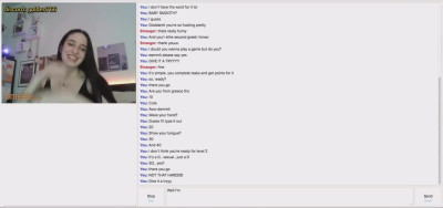 Shy Pale Girl Gives In