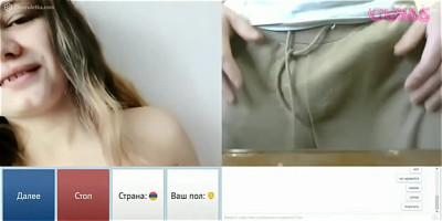 Omegle Porn Russian slut in omegle