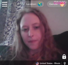 Omegle Porn Brunette Quickly Teases Tongue