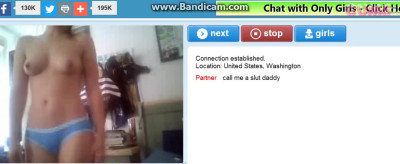 Omegle Porn Petite teen