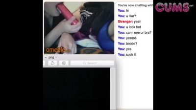 Omegle Porn Omegle Teen Shows Off Her Head Game #403789