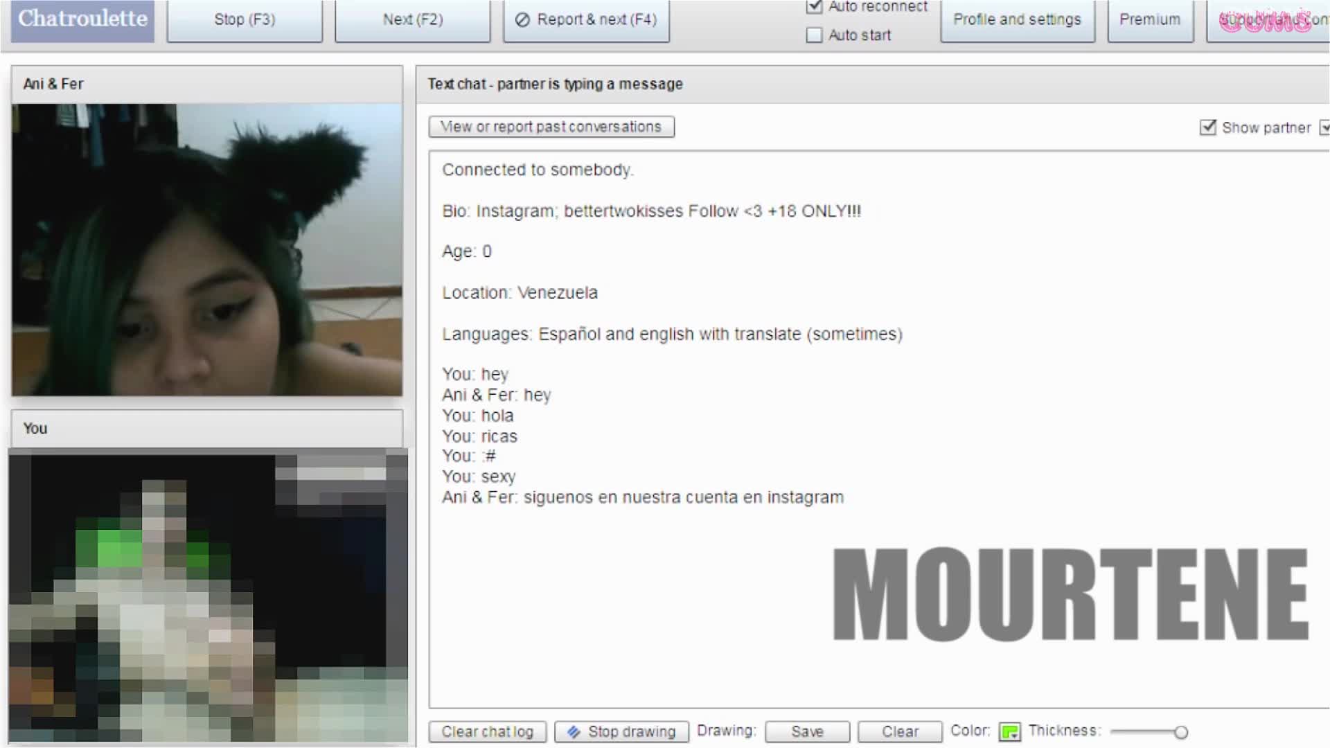 Watch Omegle Porn BITCHES KISS AND SHOW TITS FOR A FOLLOW ON INSTAGRAM Short Sex Videos - Duration: 07:45 | ePornNEW.