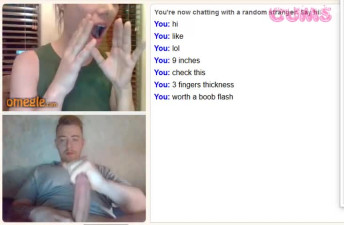 Omegle Porn Cathy shows tits and ass for big cock Omegle