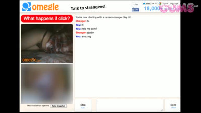 Omegle Porn Sexy brunette teases tits and ass on omegle (with