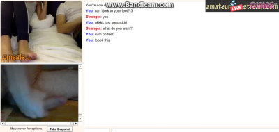 Omegle Porn Little Feet Makes Guy With Massive Cock Cum #413642