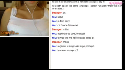 Omegle Porn French Girl Shows Her Perfect Tits